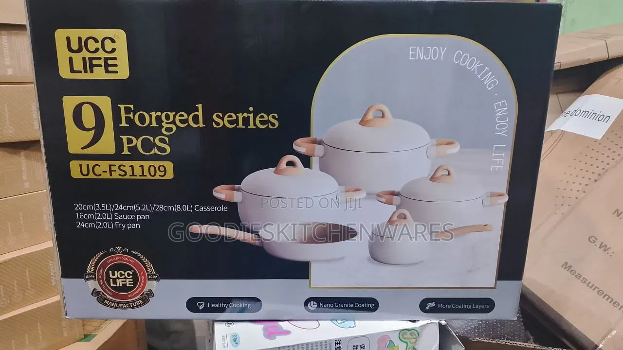 9pcs Forged Ucclife Pot