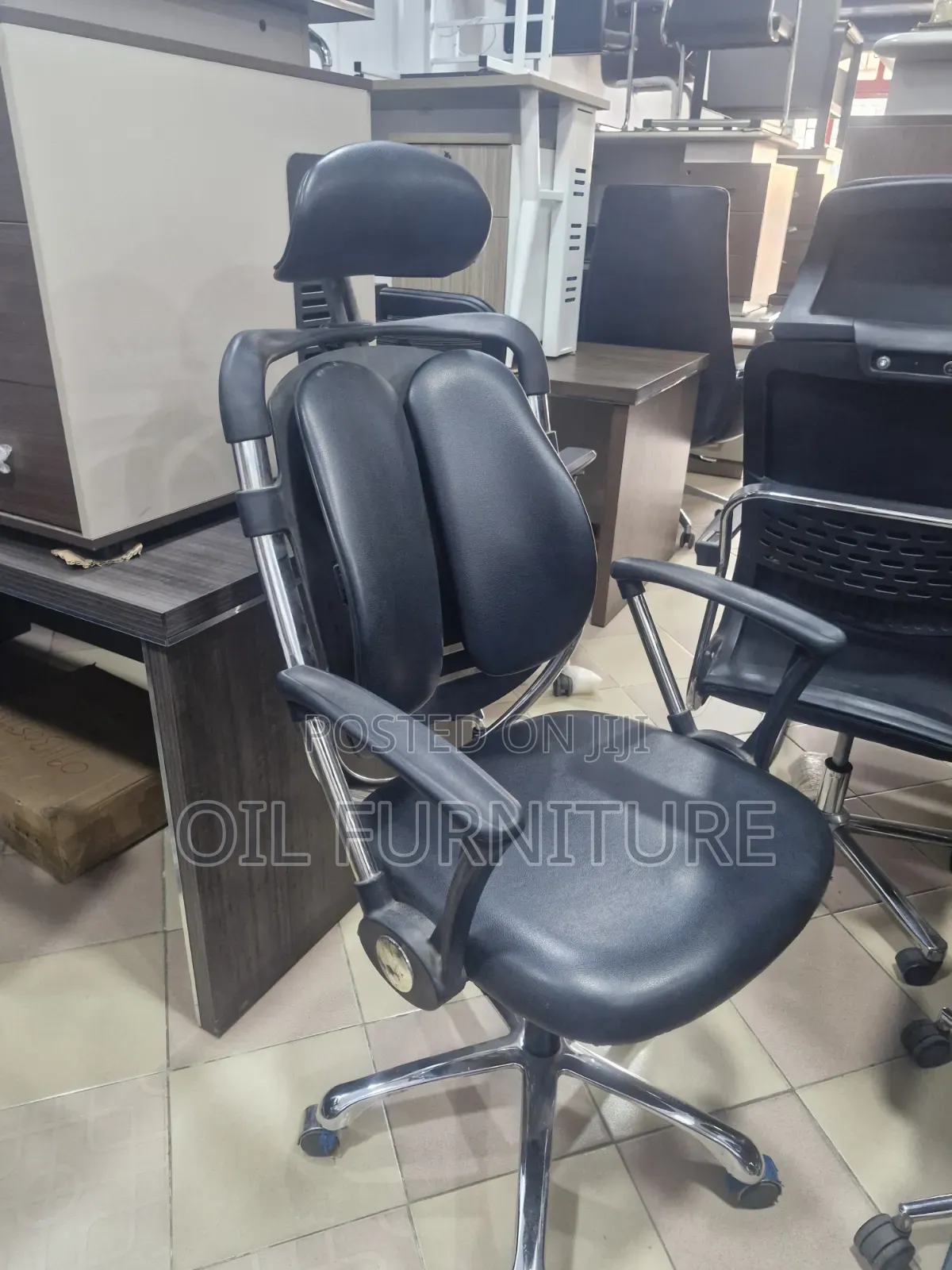 High-end Executive Orthopedic Office Chair – Adjustable Headrest