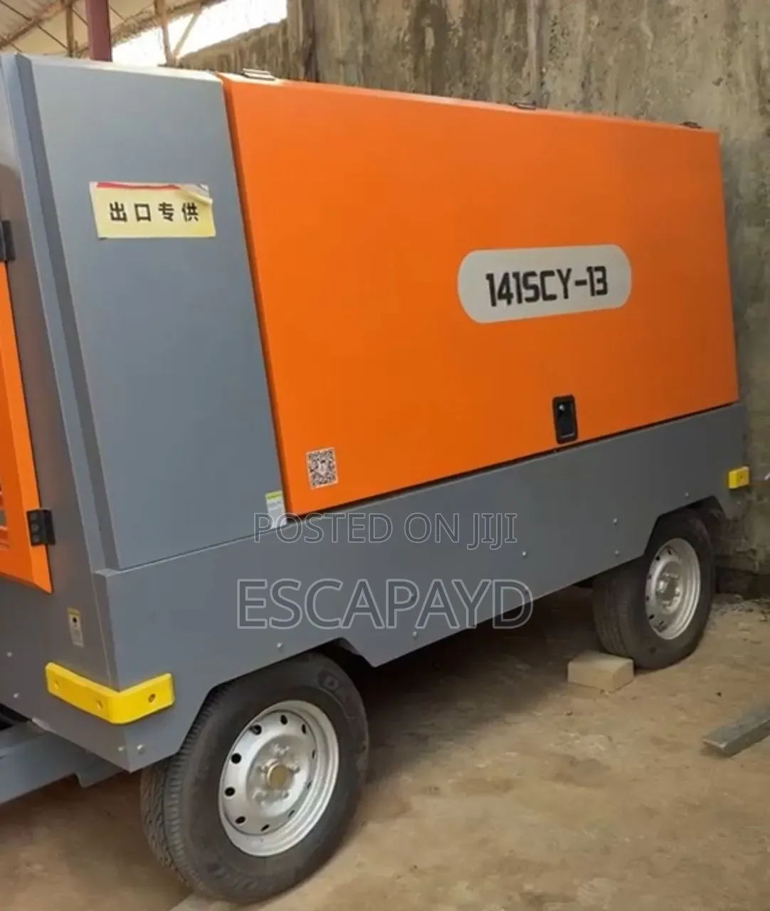 Zega 141scy-13 Portable Screw Air Compressor 15.5m3/Min 13 Bar Towable