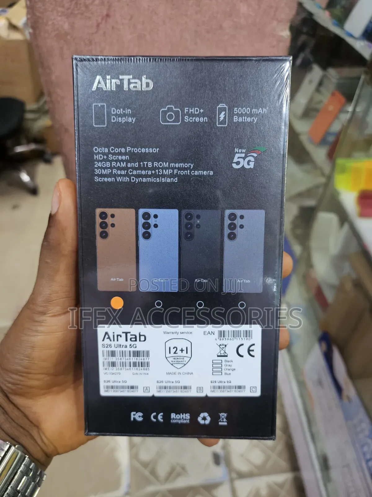 New AirTab S25 Ultra 5G 1 TB Black