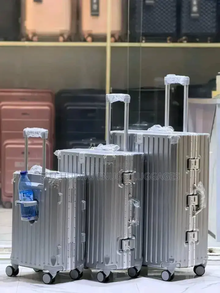 Quality Silver Aluminium Luggage Sets