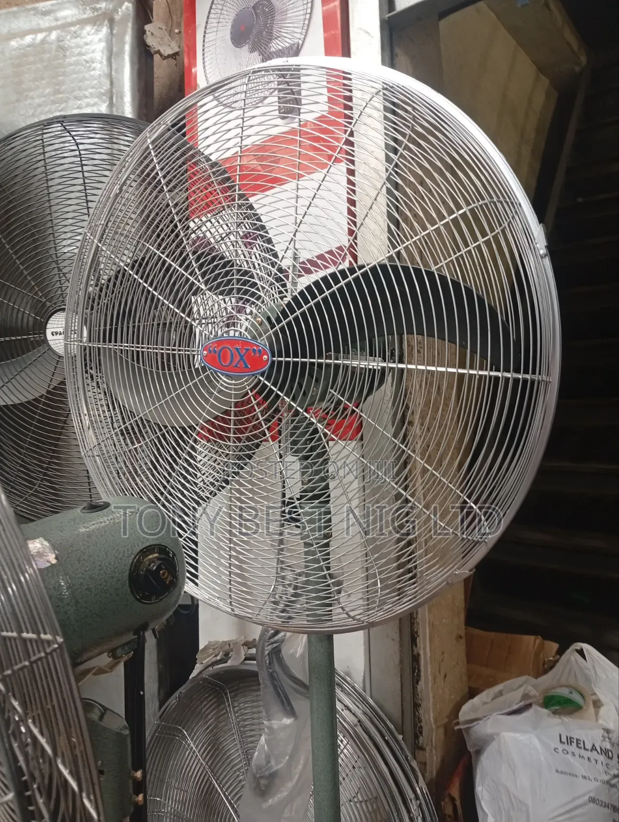 Ox Industrial Standing Fan 26inches