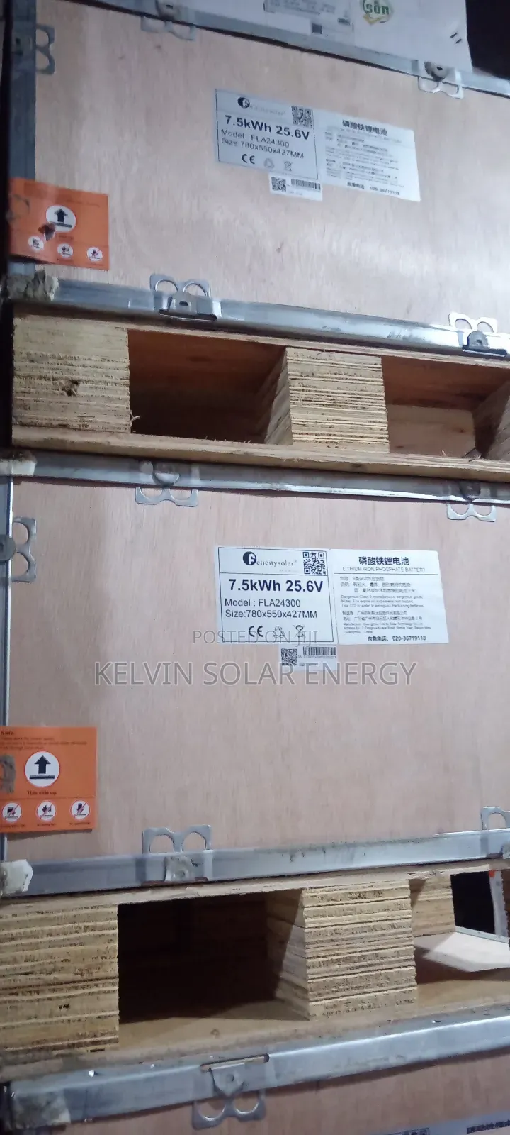 7.5kwh Felicity Lithium Ion Battery 24v
