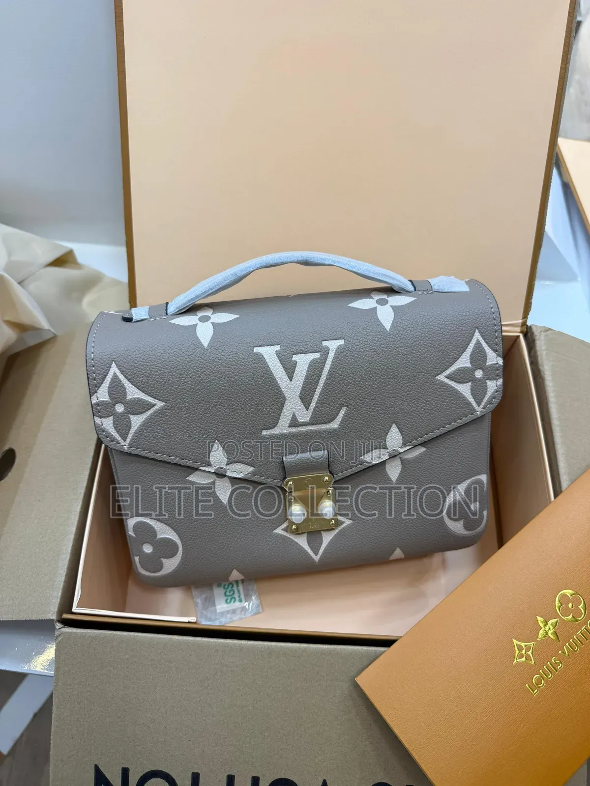 Original Louis Vuitton Pochette Purse Midi Size Authentic Packaging