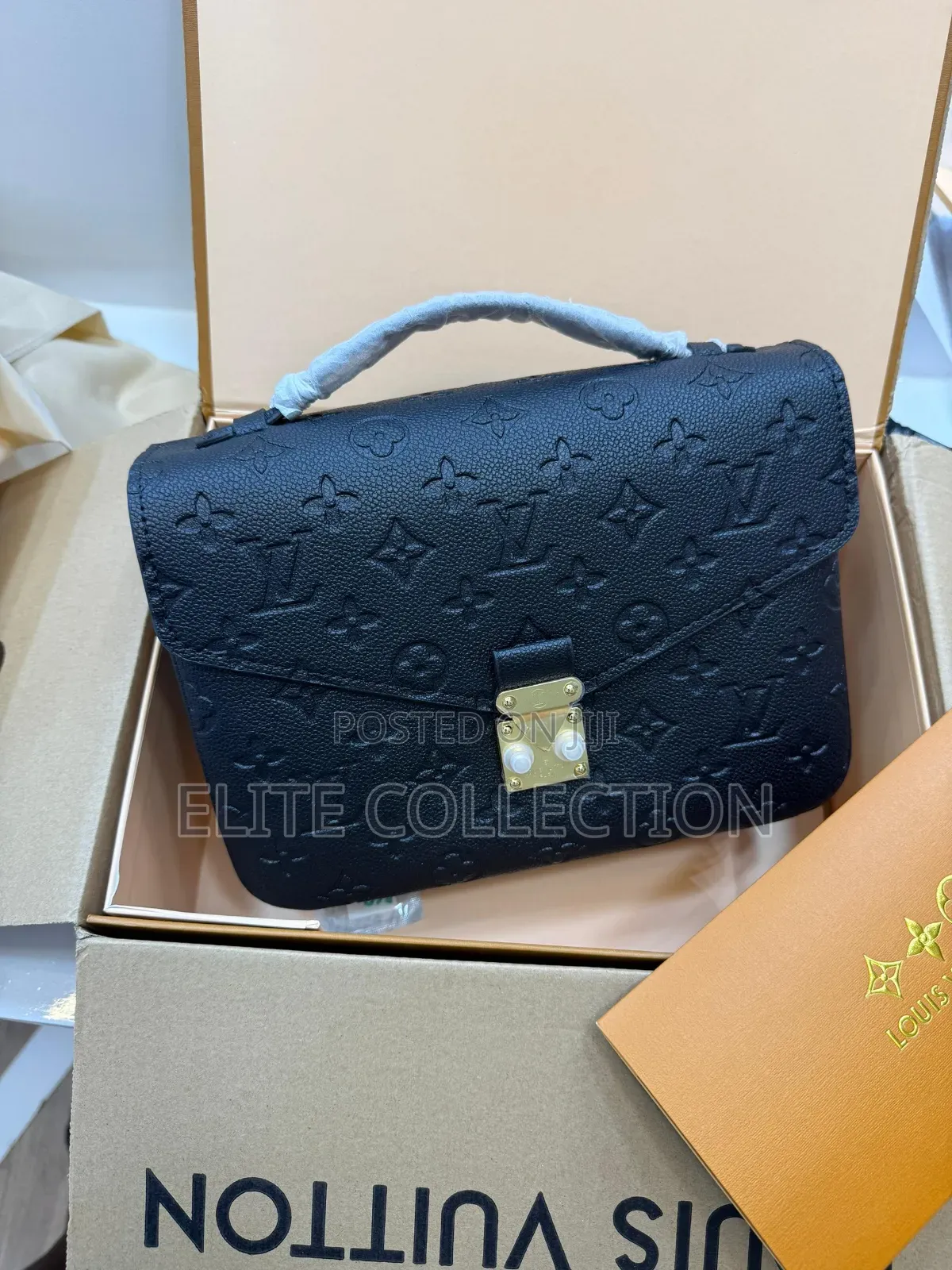Original Louis Vuitton Pochette Purse Midi Size Authentic Packaging