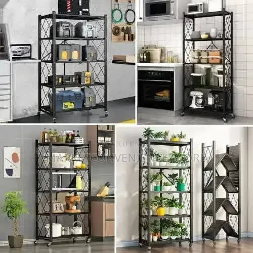 5 Steps Kitchen Racks Plain
