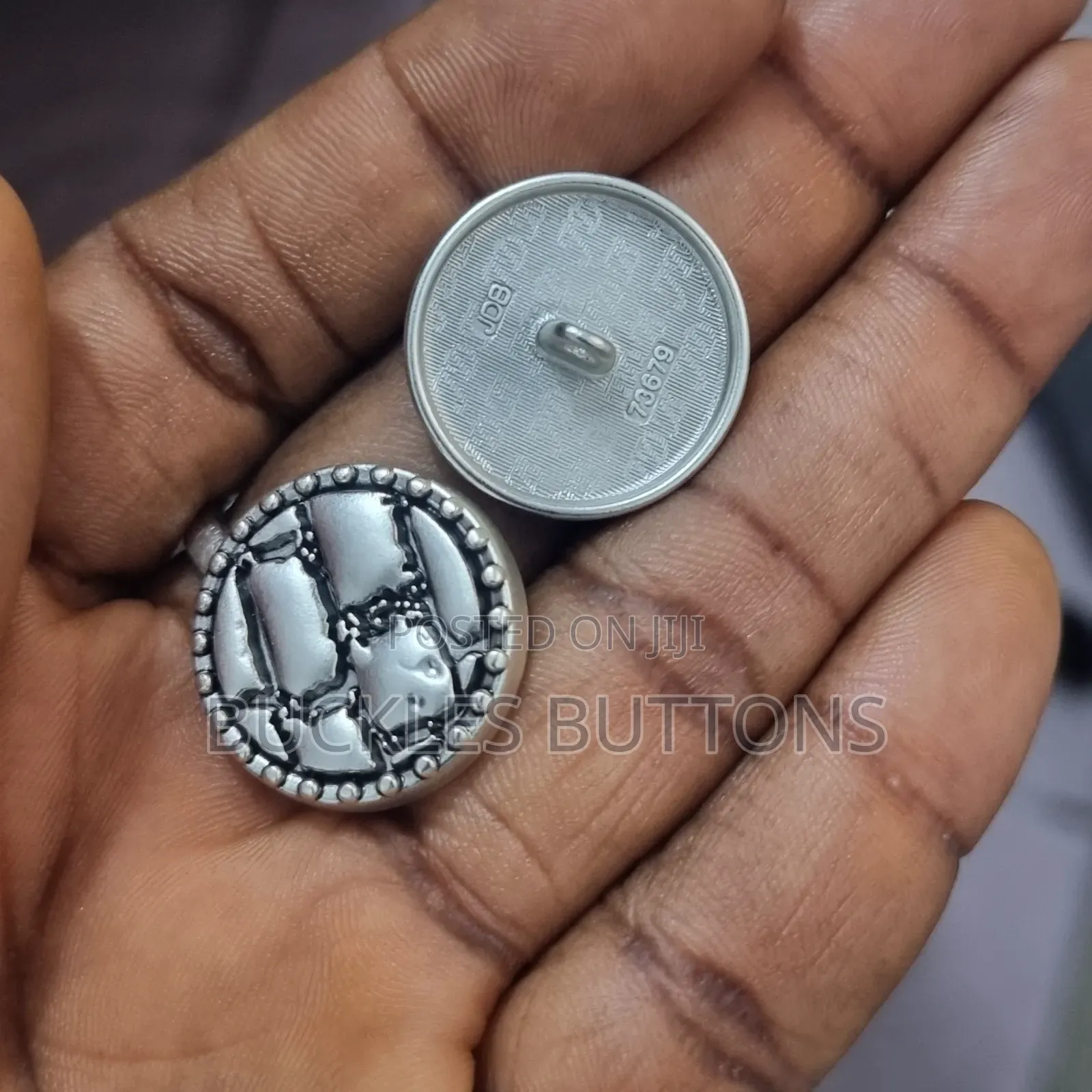 Silver Metal Buttons