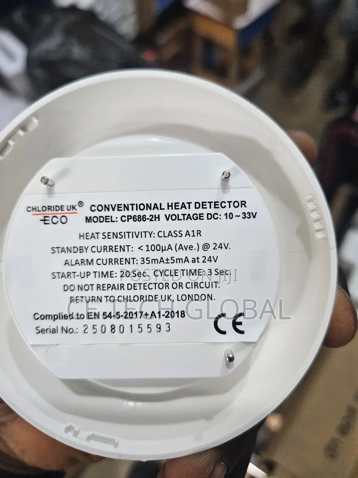 Heat Detector -fire Alarm Chloride Uk Eco