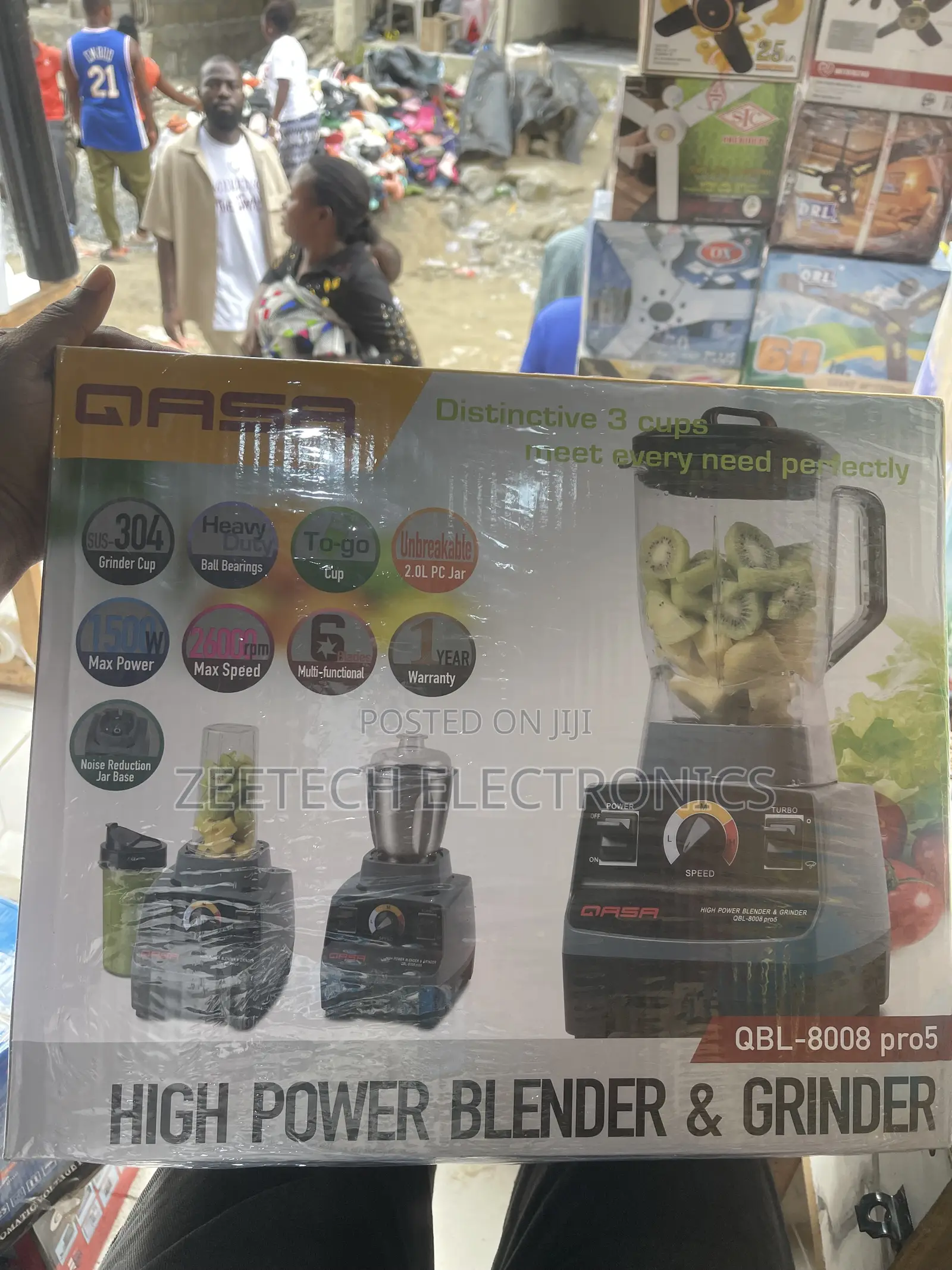 Qasa Pro5 High Power Blender and Grinder