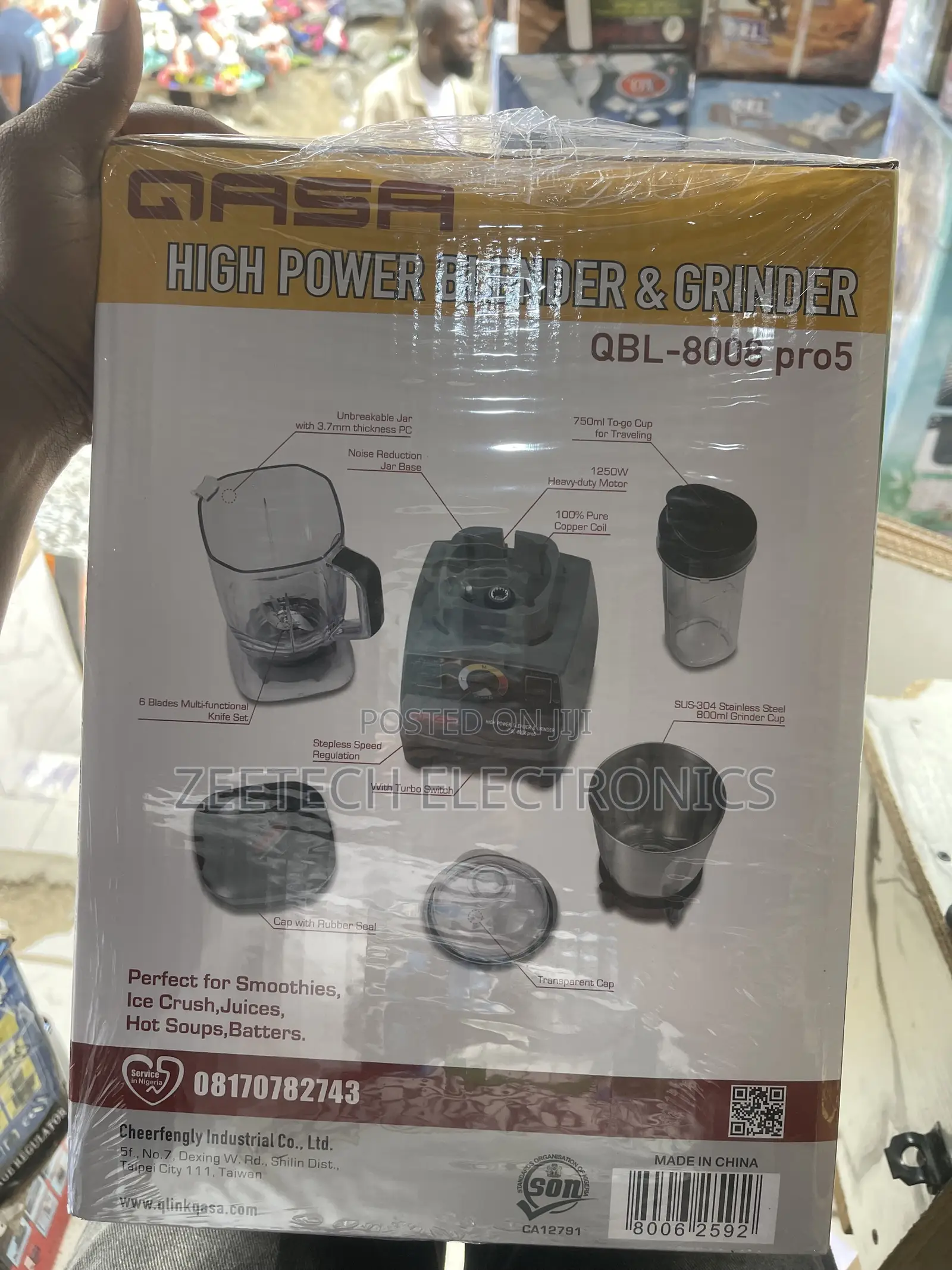 Qasa Pro5 High Power Blender and Grinder