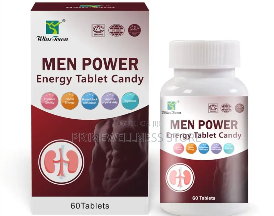 Wins Town Man Power Energy Tablets Candy