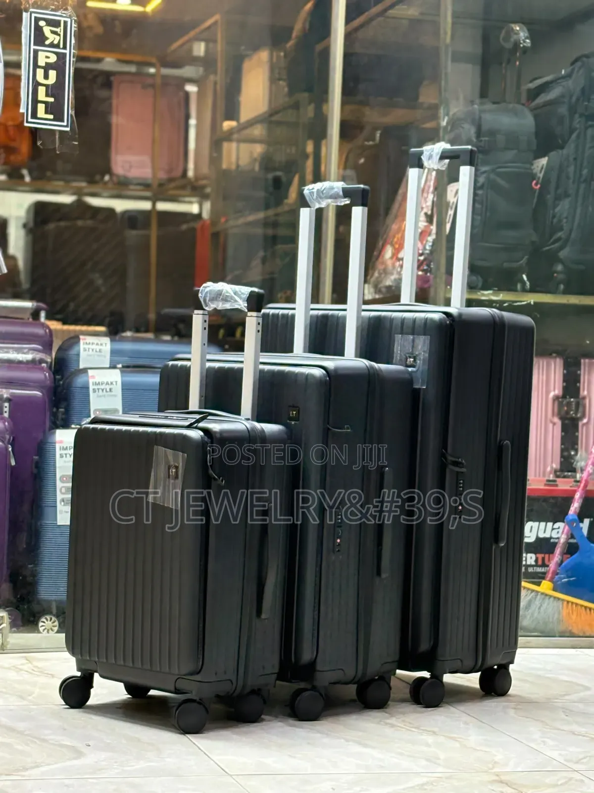 Abs/Polycarbonate Hard Case Trolley Set 360° Spinner Wheels Tsa Lock