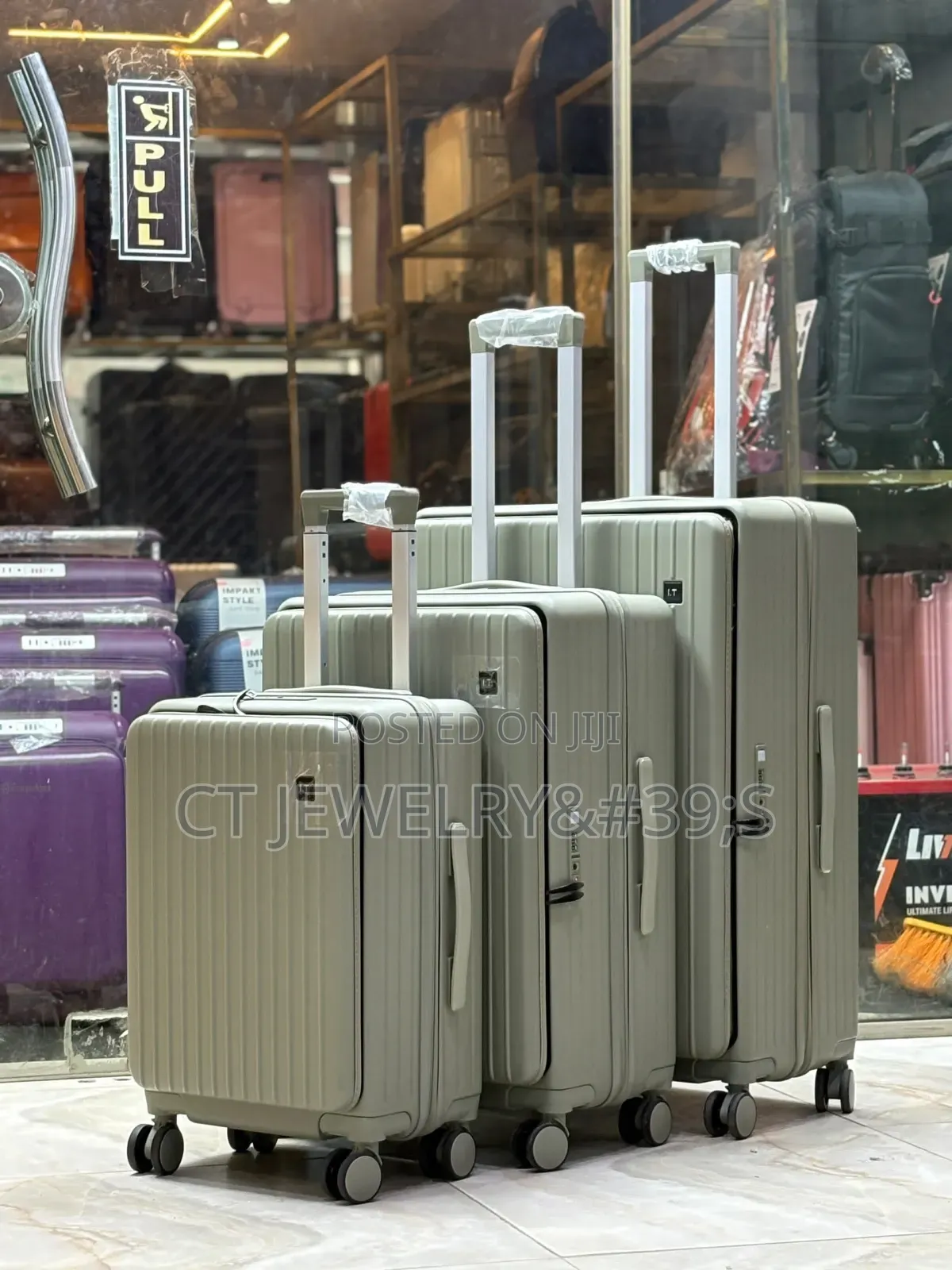 Abs/Polycarbonate Hard Case Trolley Set 360° Spinner Wheels Tsa Lock