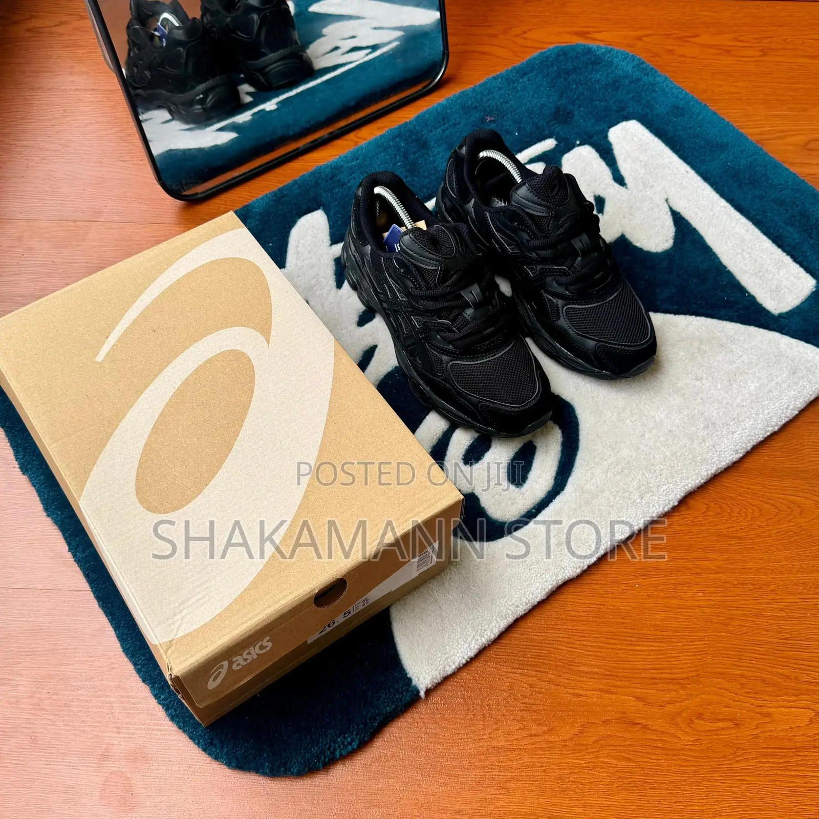 Original Asics Gel - Nyc “Triple Black” High Quality