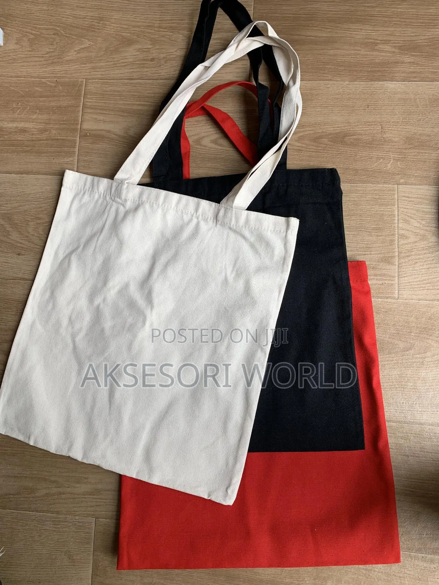 N3250 for 100pcs Above Plain Cotton Canvas Tote Bag High Quality
