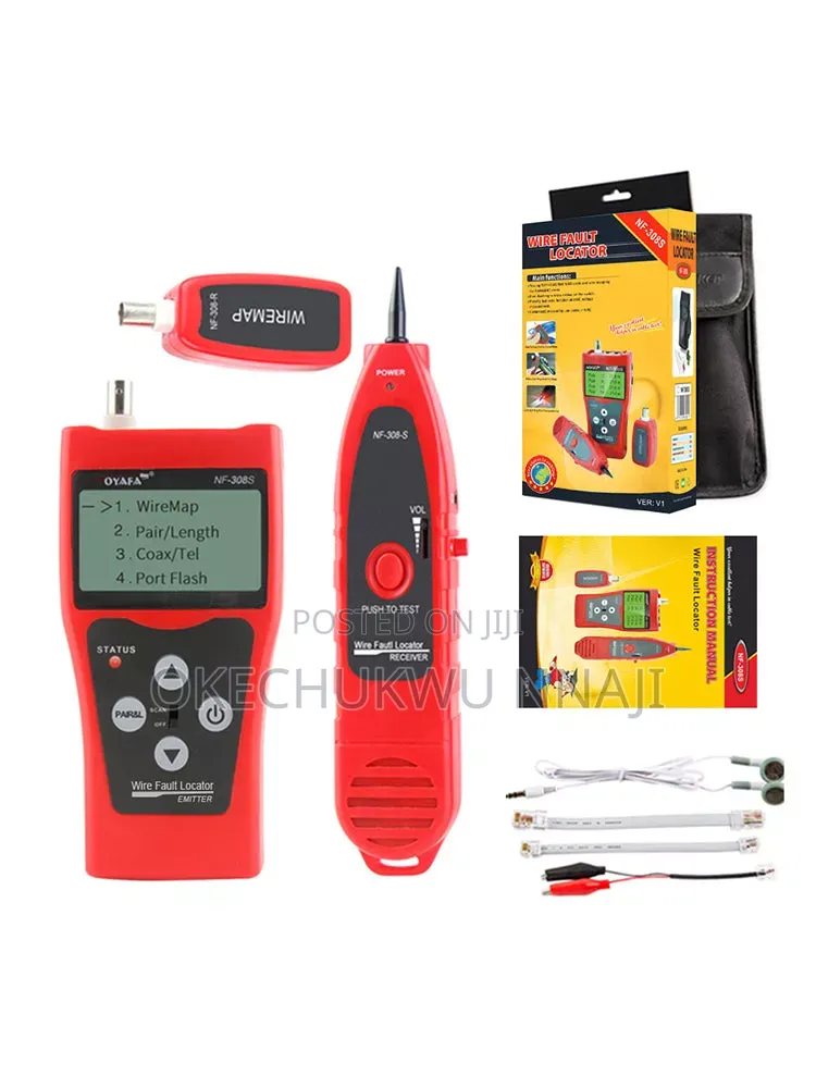 Wire Fault Locator, a Network/Telephone Wire/Coaxial Cable Tester