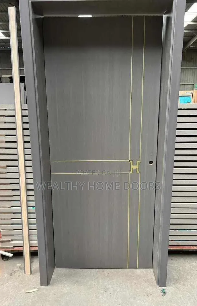 Modern HDF Wooden Interior Room Door