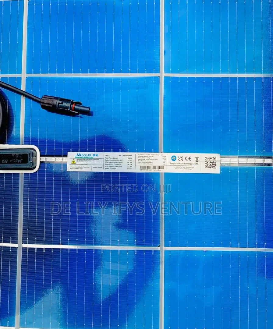 Ja Solar Bifacial Solar Panel 650w