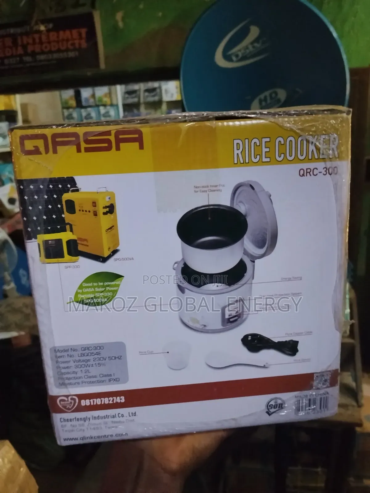 Brand New 1.2l Qasa Rice Cooker QRC-300