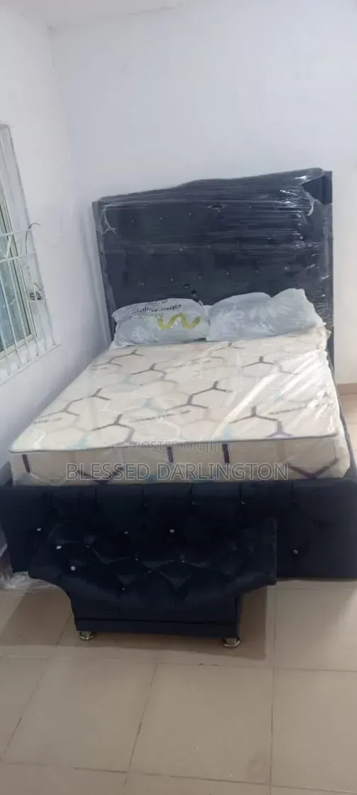 Dark Grey Luxury Bed Frame