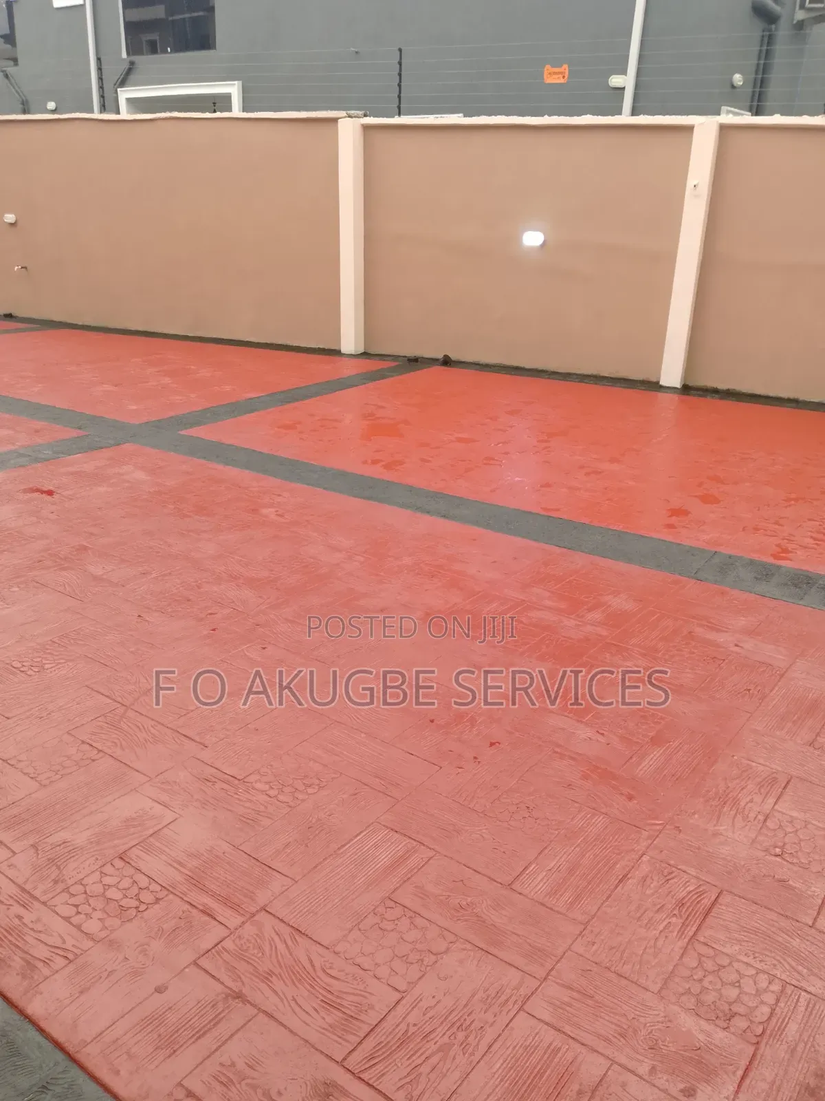 Concrete Floor Stamped