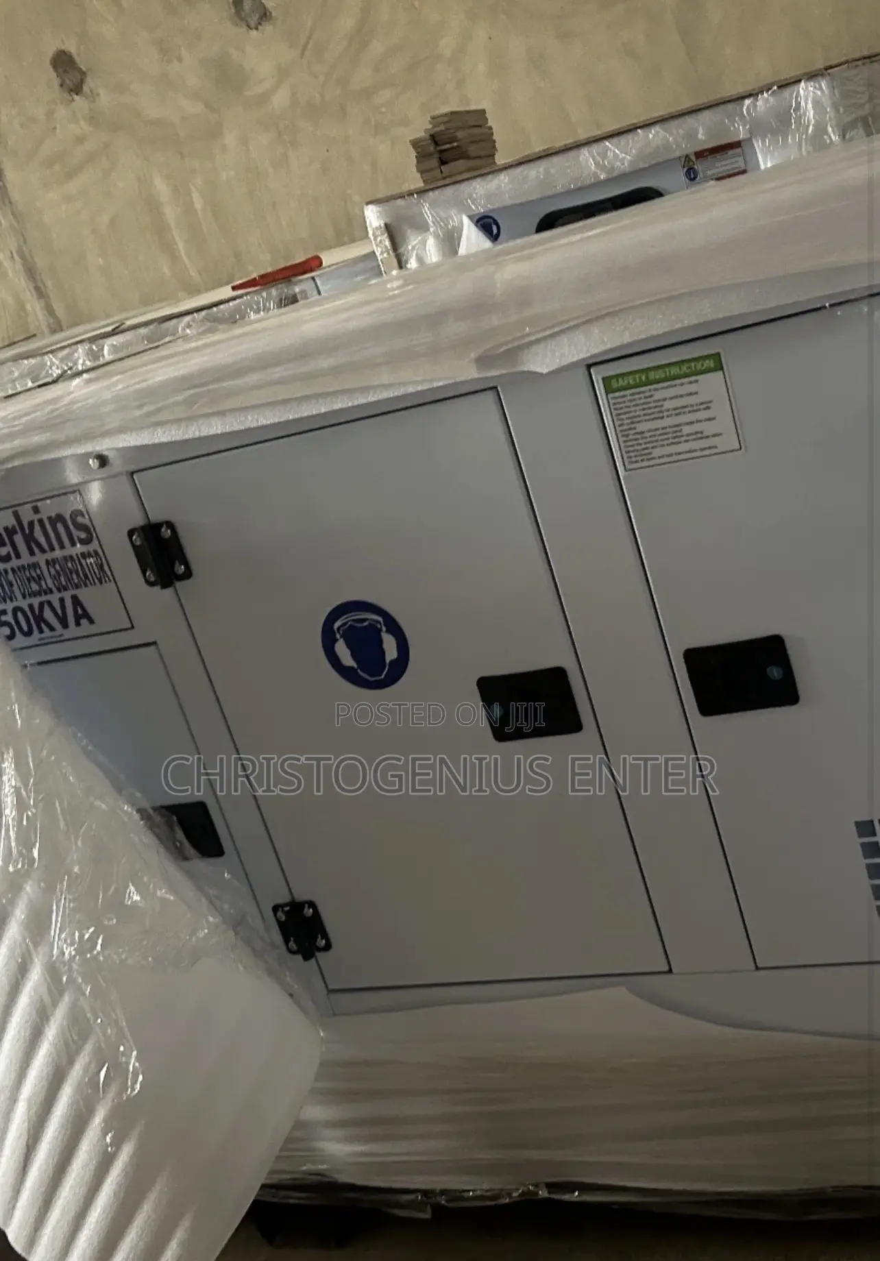 50kva Perkins Soundproof Diesel Generator Units