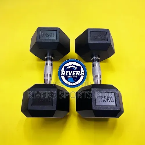 17.5kg Hexagon Dumbbell Hex [A Pair] 35kg Total
