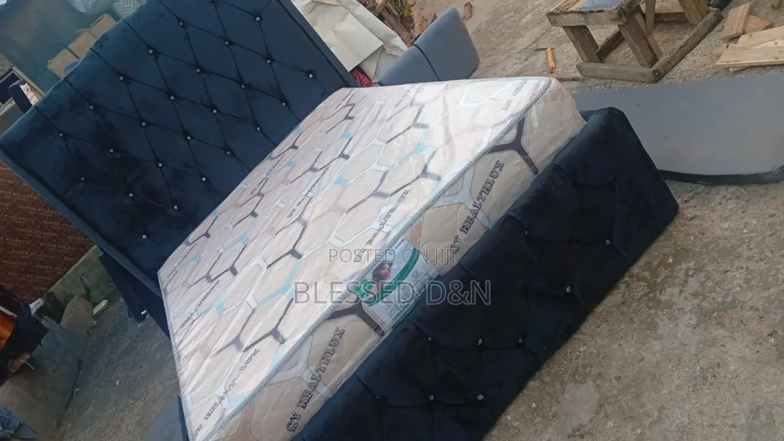 Quality Dark Grey Colour Bed Frame
