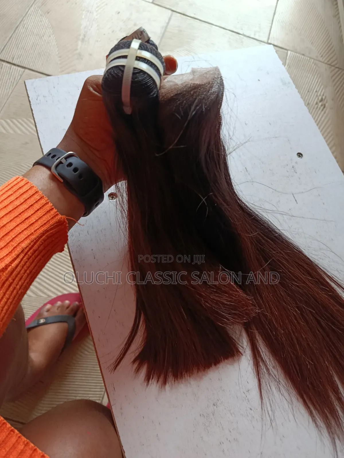 10" Vietnam Bone Straight Brown Tip With 5by5 Closure SDD