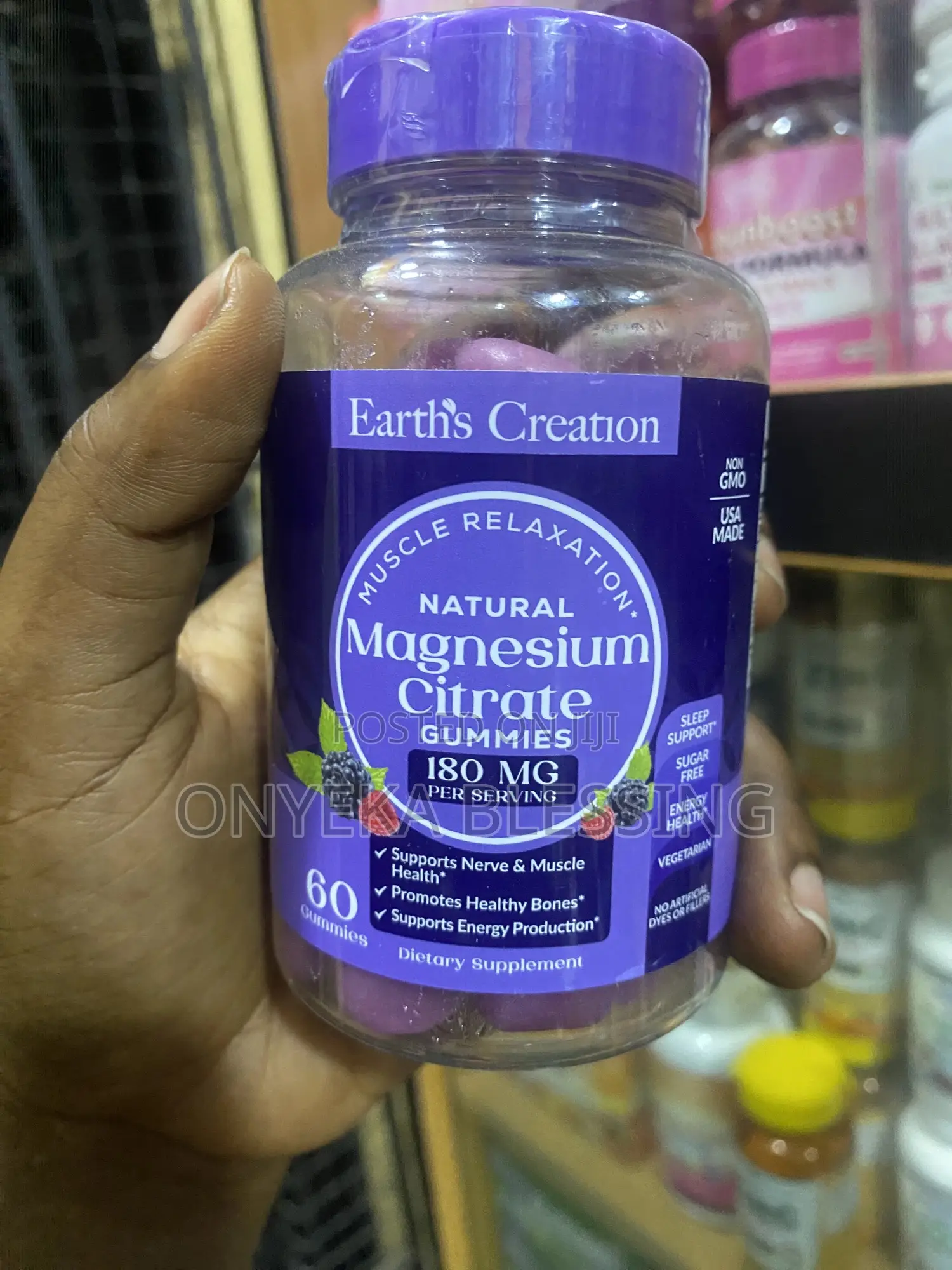 Natural Magnesium Citrate Gummies