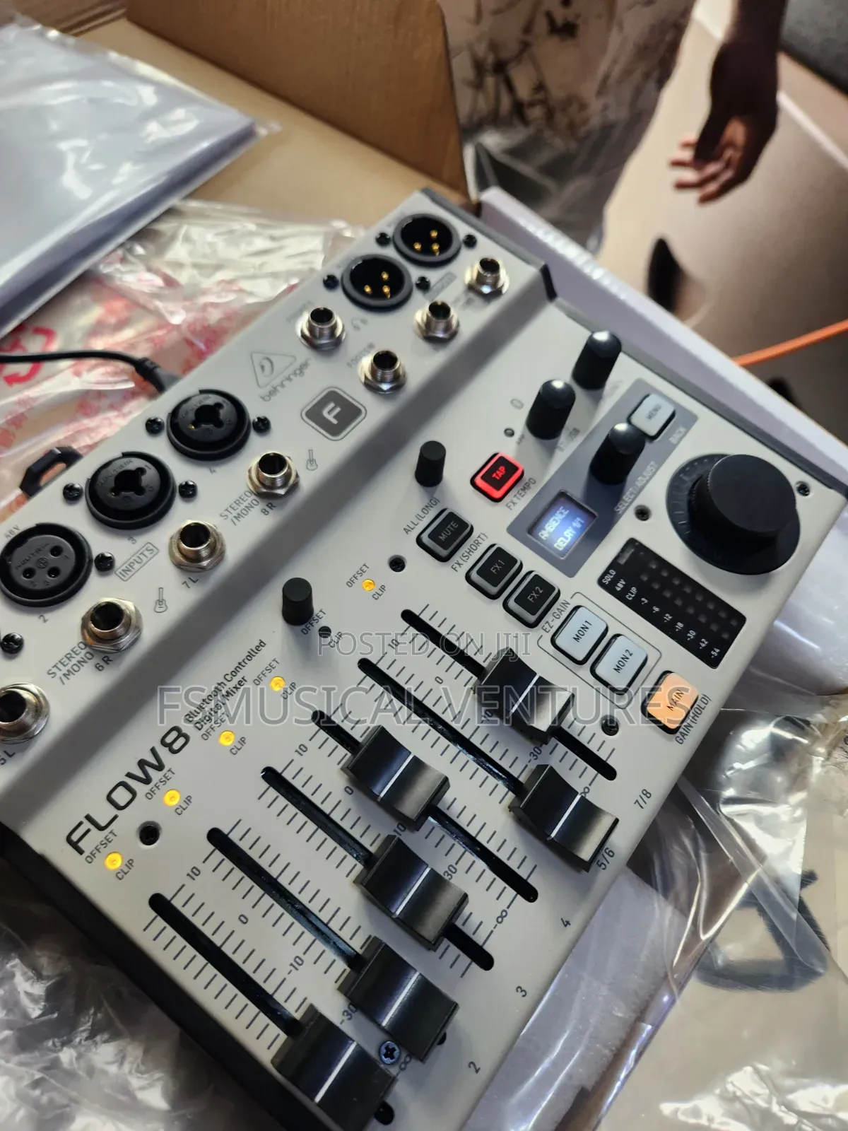 Behringer Flow 8 8-Input Digital Mixer With Bluetooth Audio and App