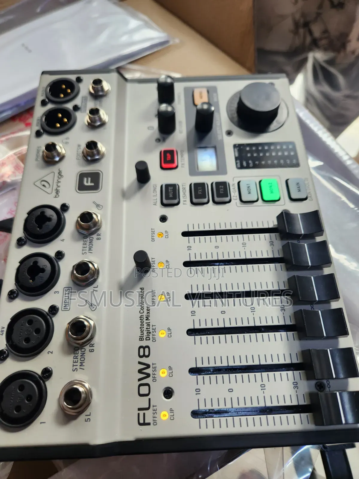 Behringer Flow 8 8-Input Digital Mixer With Bluetooth Audio and App