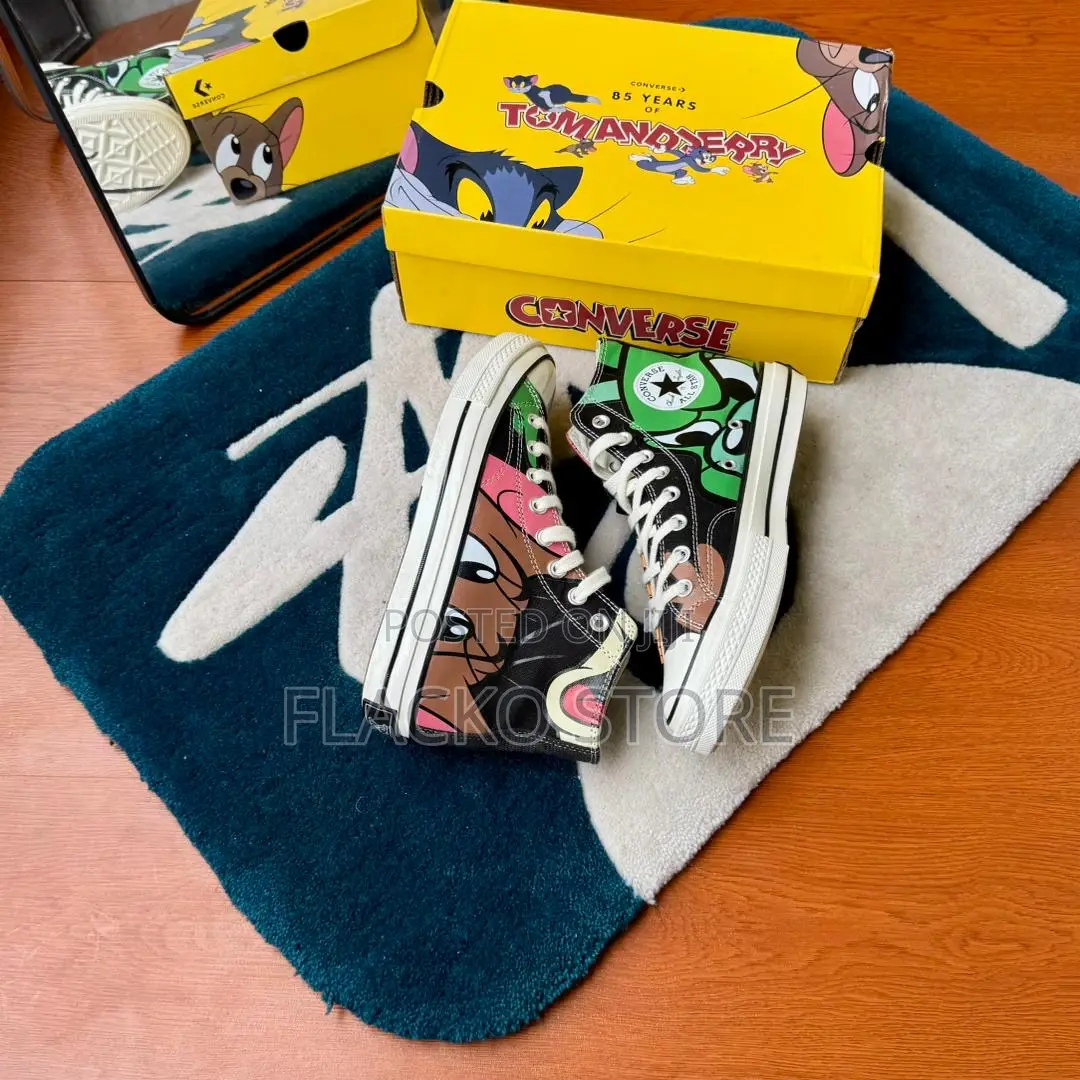 Original Tom Jerry Converse Chuck Taylor All Star 70 Plus Hi Sneakers