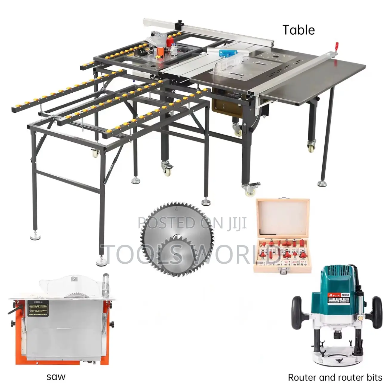 Multi Function Electric Panel Saw With Router For Mdf Furniture