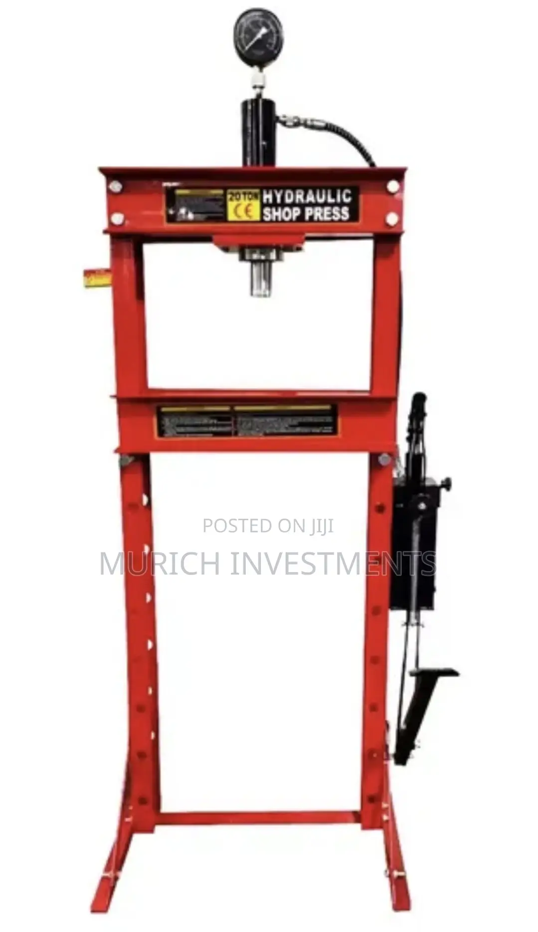 Heavy Duty 20 Ton Hydraulic Workshop Press (Dual Pump)