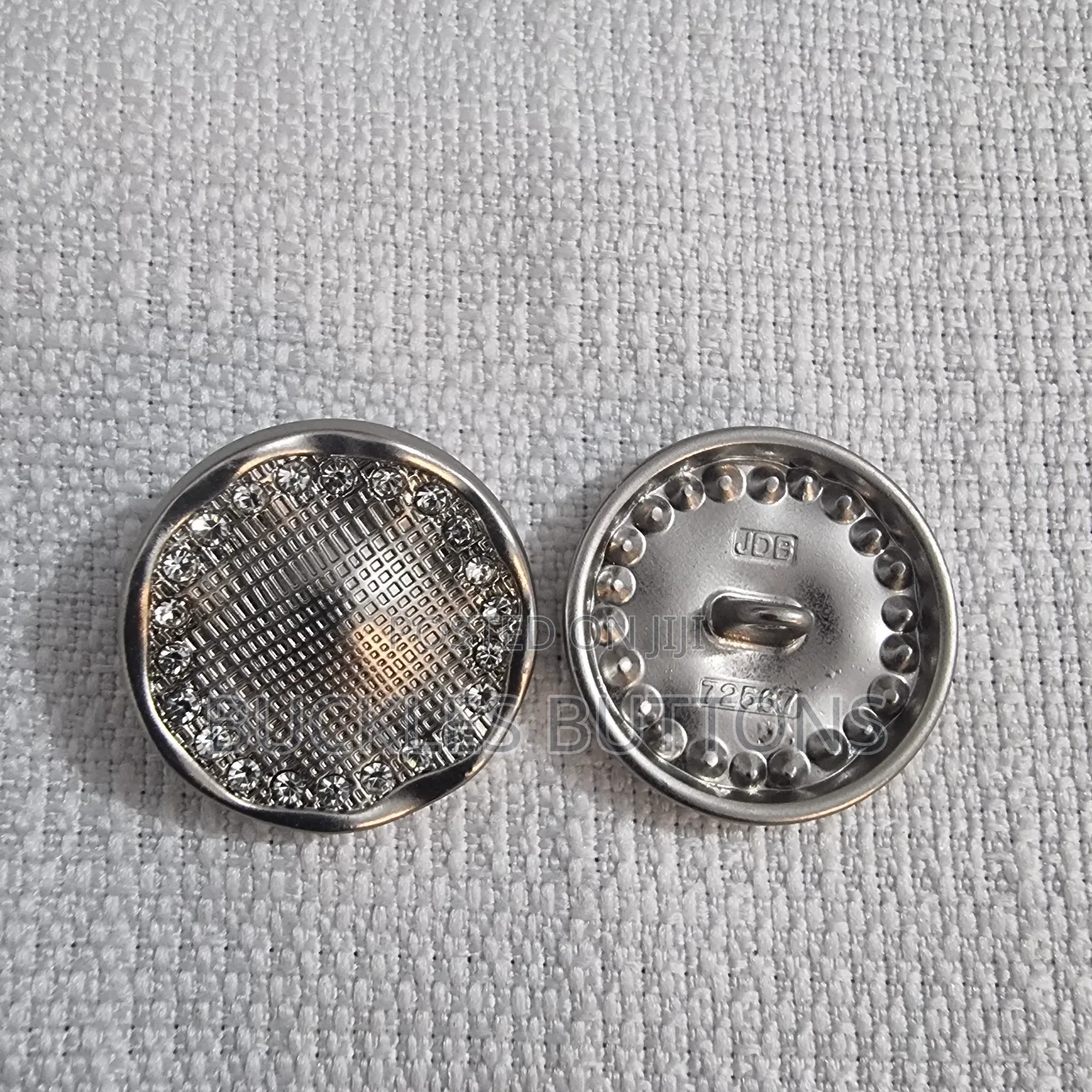 Silver Suits Buttons