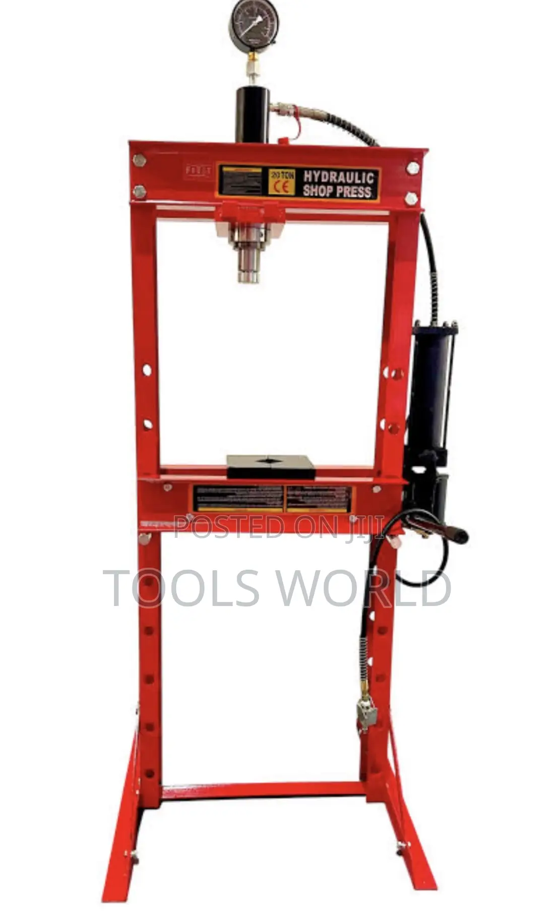 20-Ton Hydraulic Shop Press – Heavy-Duty H-Frame Press