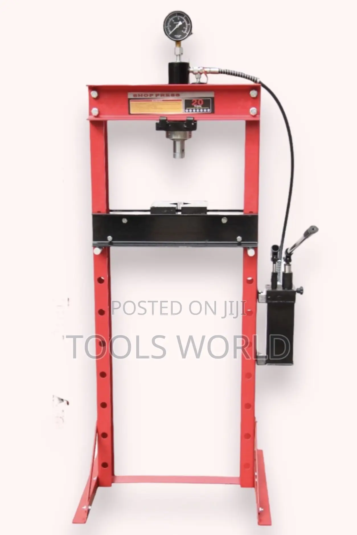 20-Ton Hydraulic Shop Press – Heavy-Duty H-Frame Press