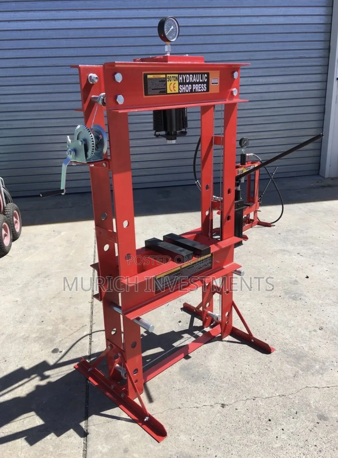 50 Ton Hydraulic Workshop Press – Heavy-Duty Industrial Press