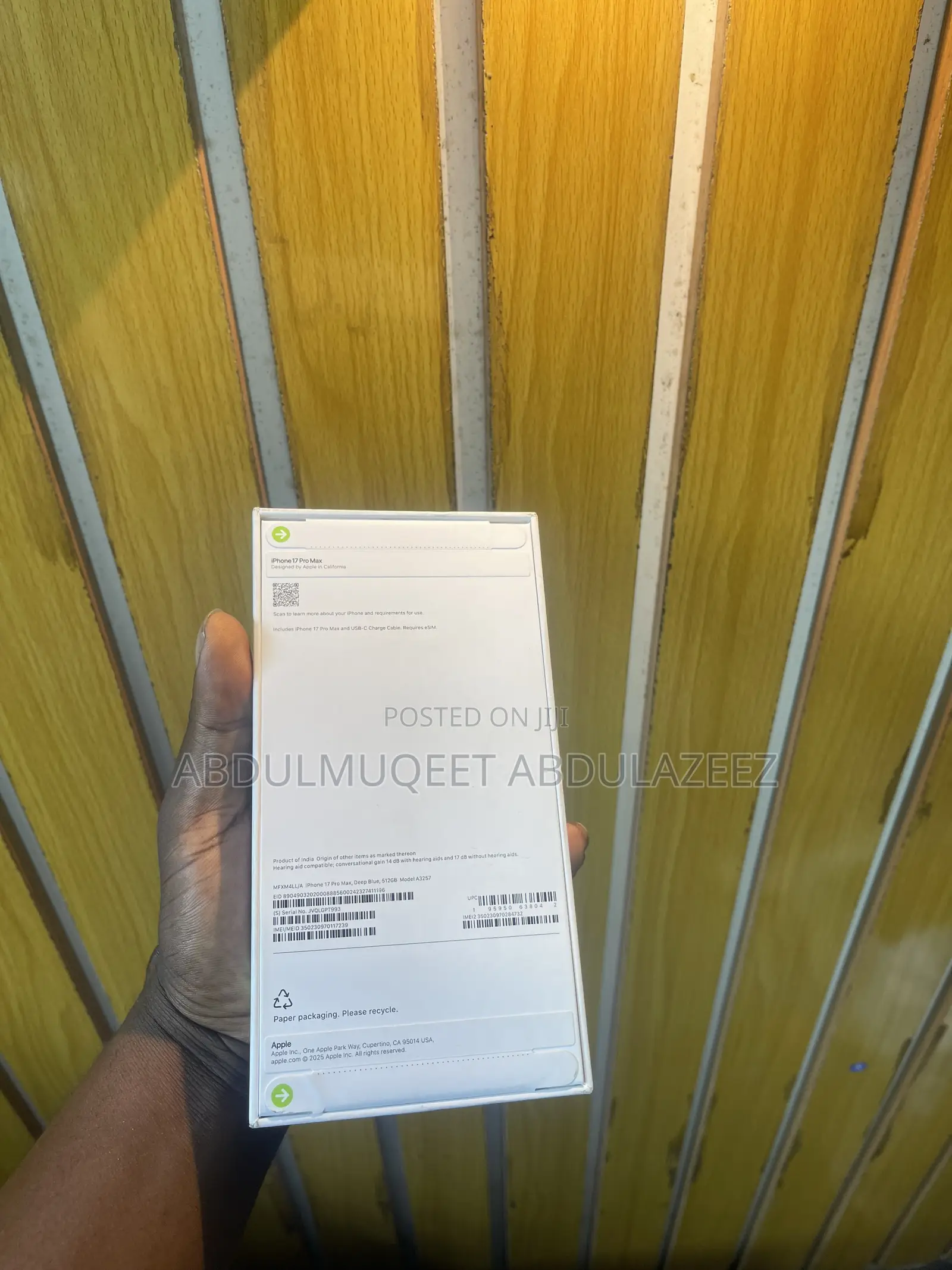 New Apple iPhone 17 Pro Max 256 GB Blue
