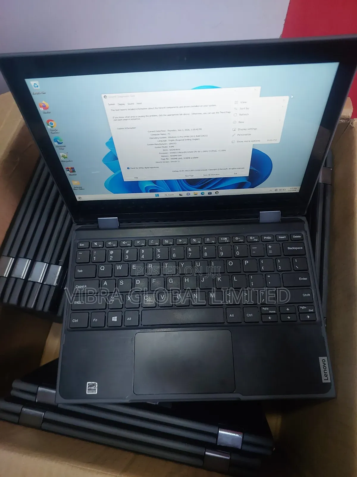 Laptop Lenovo 4GB Intel Celeron SSD 128GB