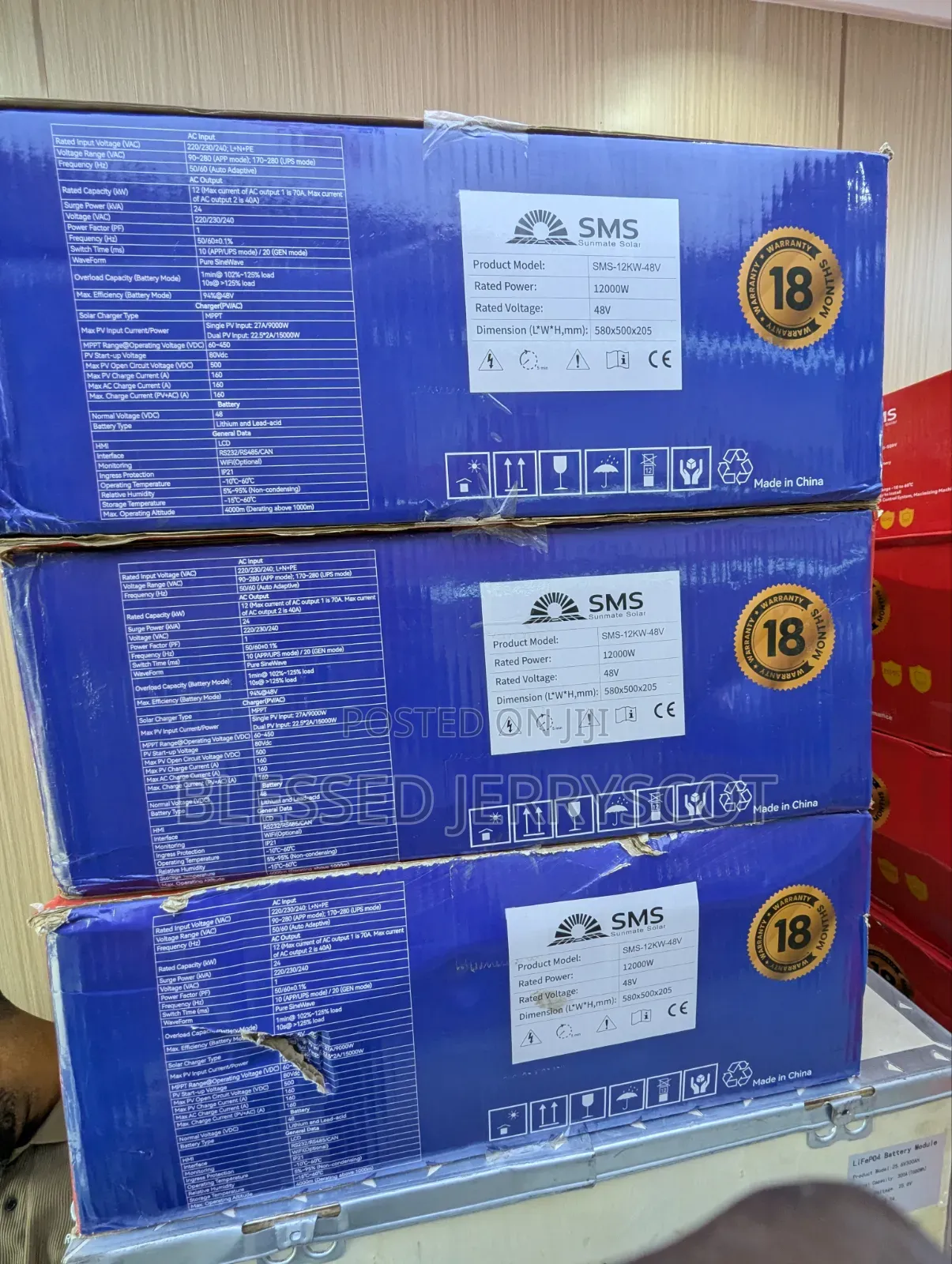 SMS 12kva 48v Hybrid Solar Inverters Available in Stock.