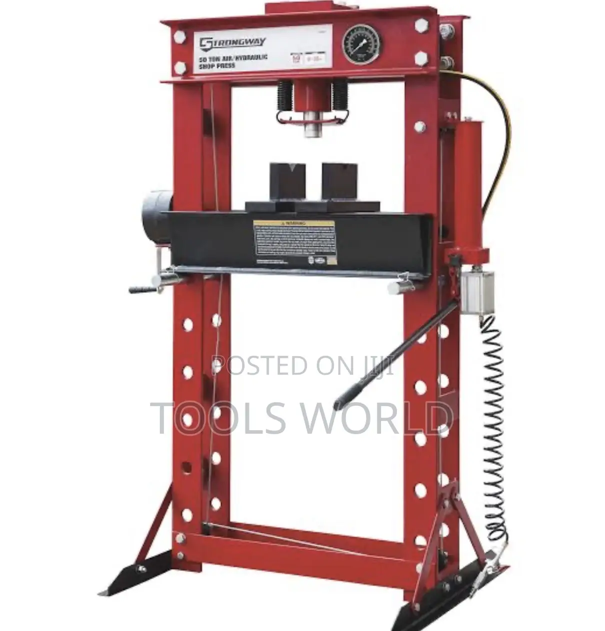 Industrial 50 Ton Hydraulic Shop Press – Heavy-Duty Performance