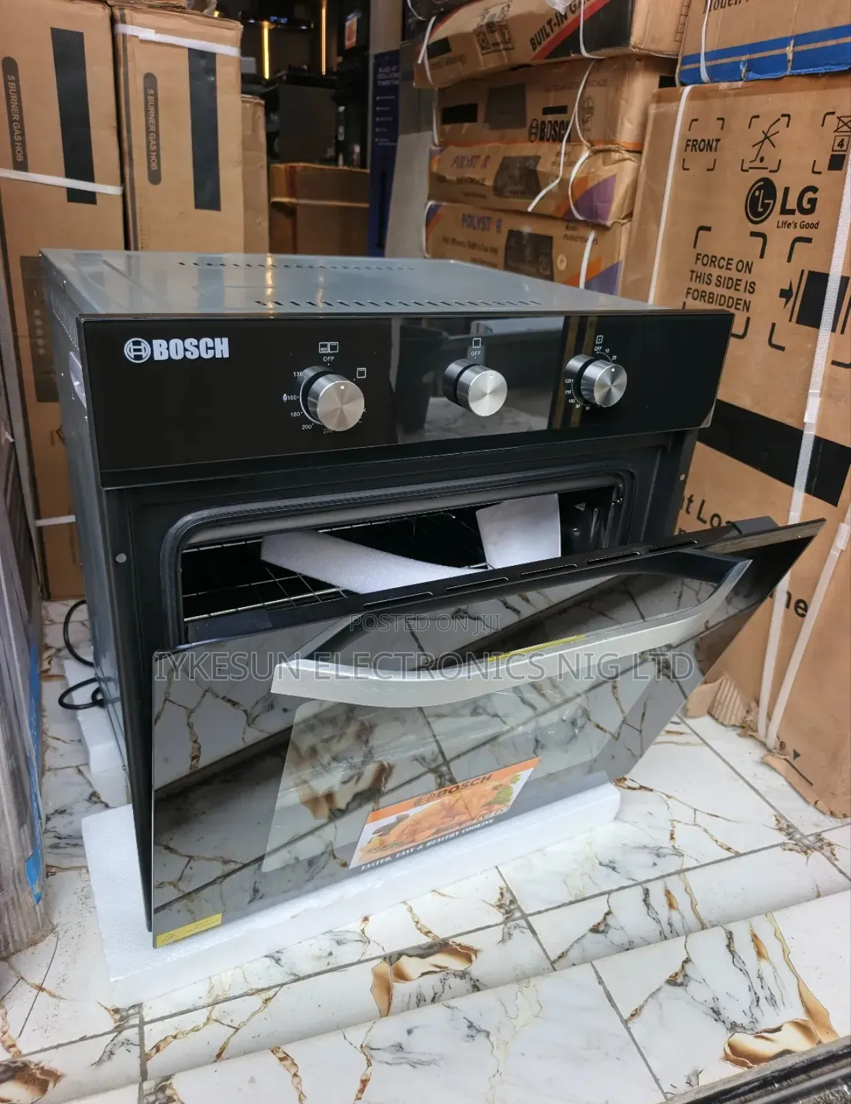 Bosch 75litters Built-in Premium Luxury Gas Electric Oven With Grill