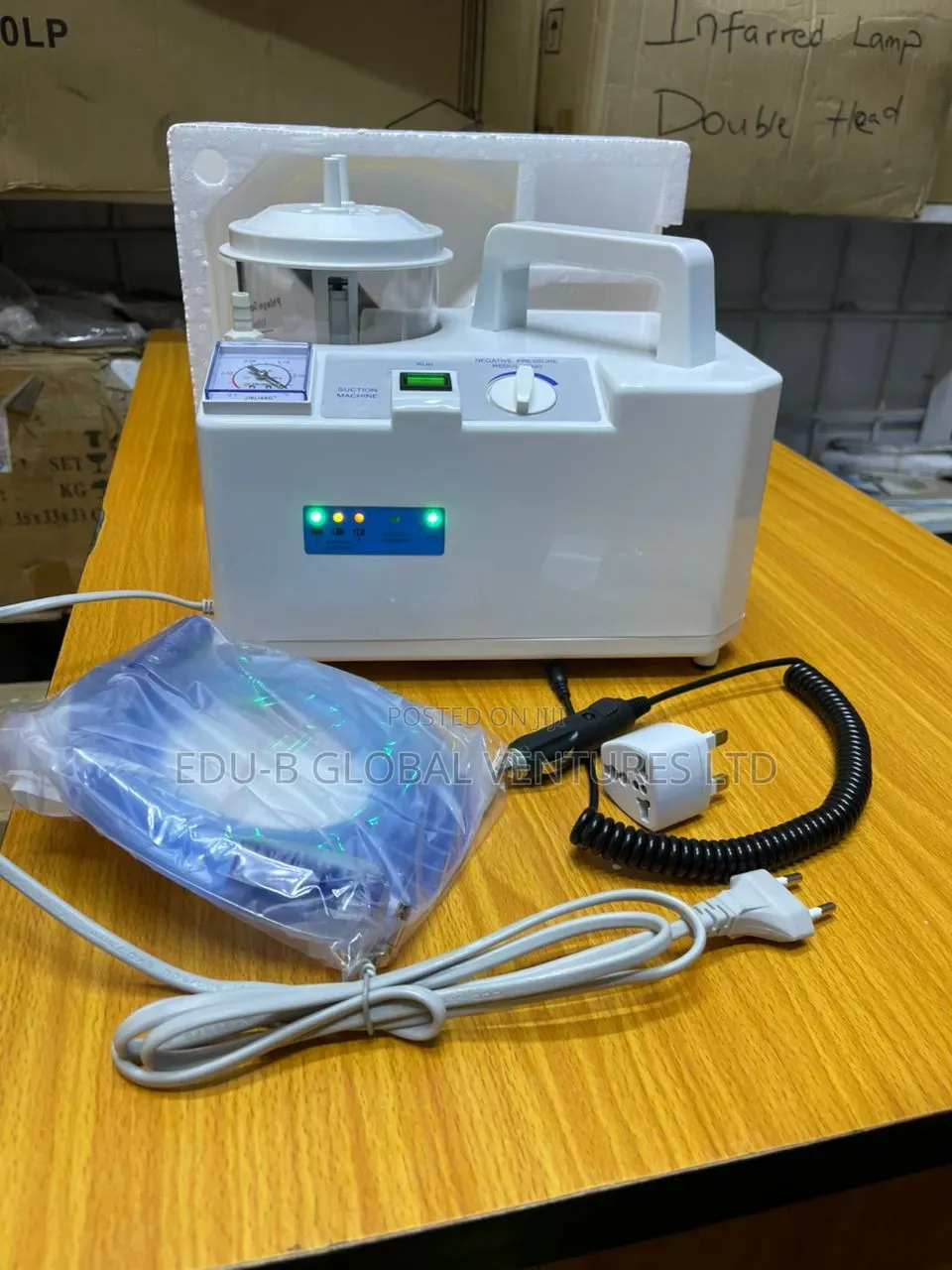 Portable Suction Machine With Battery Backup