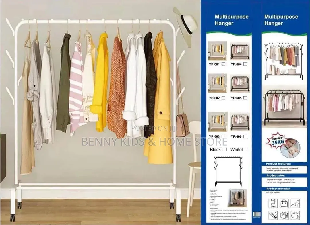 Multipurpose Clothes Hanger / Garment Rack – Strong Durable