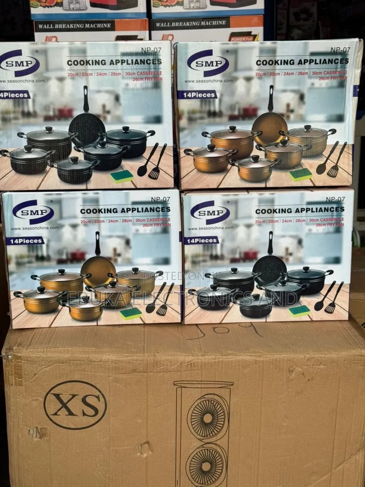 Np07 Available 14pcs Set SMP Nonstick Pot