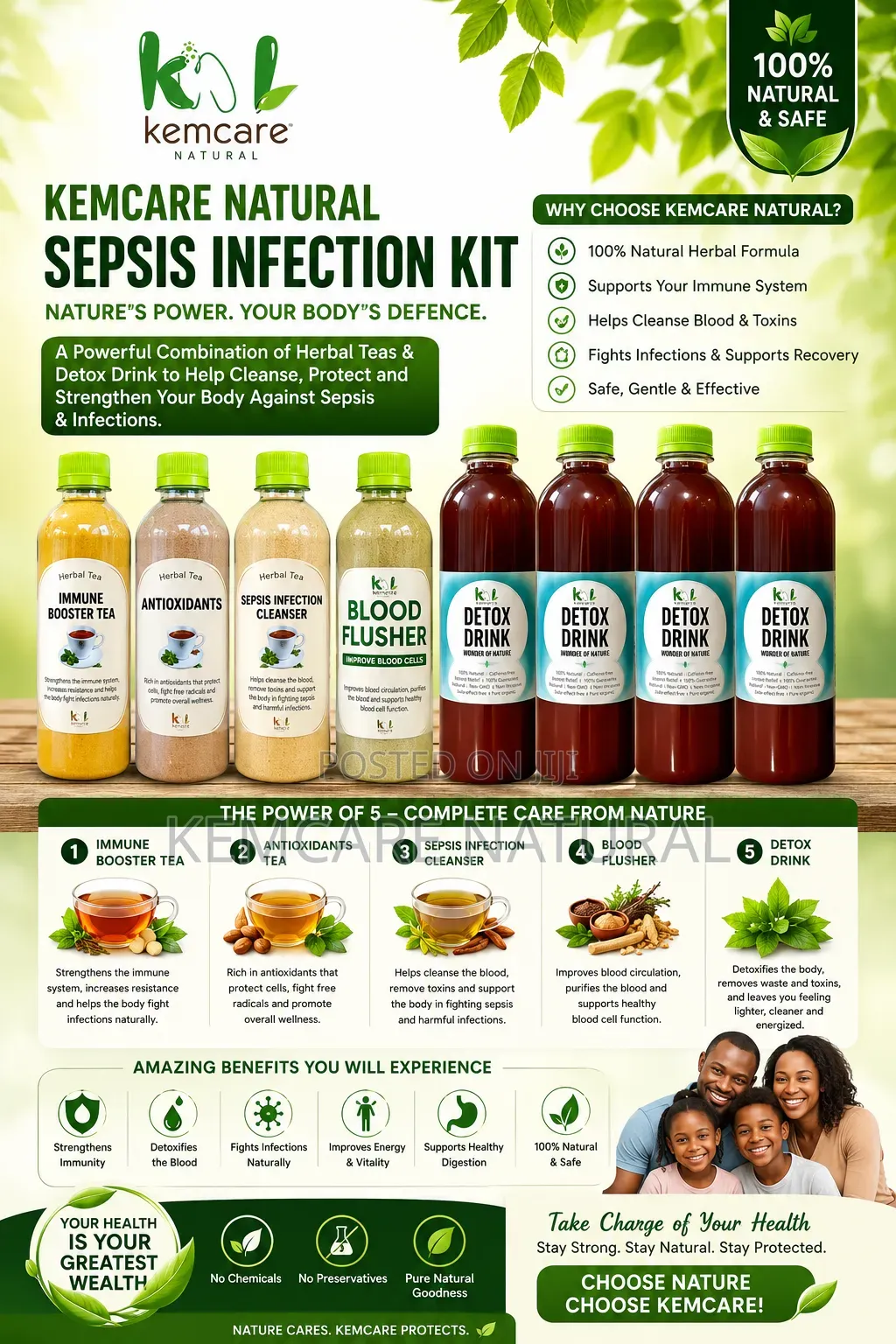 Sepsis Infection Herbal Flusher Support Sepsis Kemcare Natural
