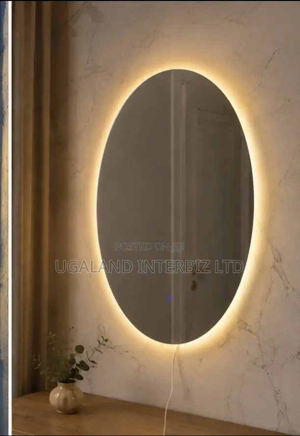 Smart Touch Oval Led Wall Mirror