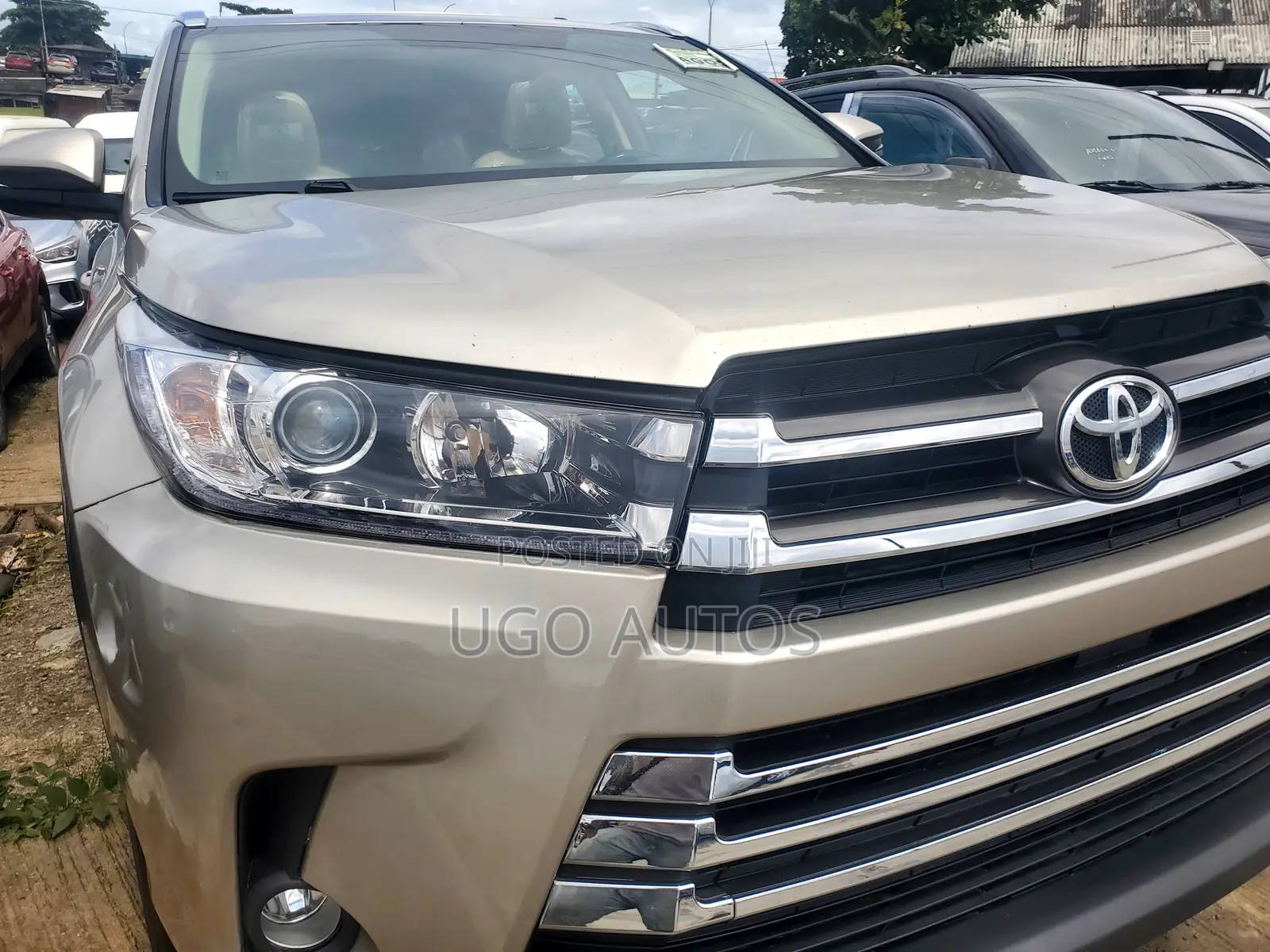 Toyota Highlander XLE V6 4x4 (3.5L 6cyl 6A) 2016 Gold